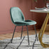 PaulaHome - Luxe Chair Mint Velvet (Pack of 2)